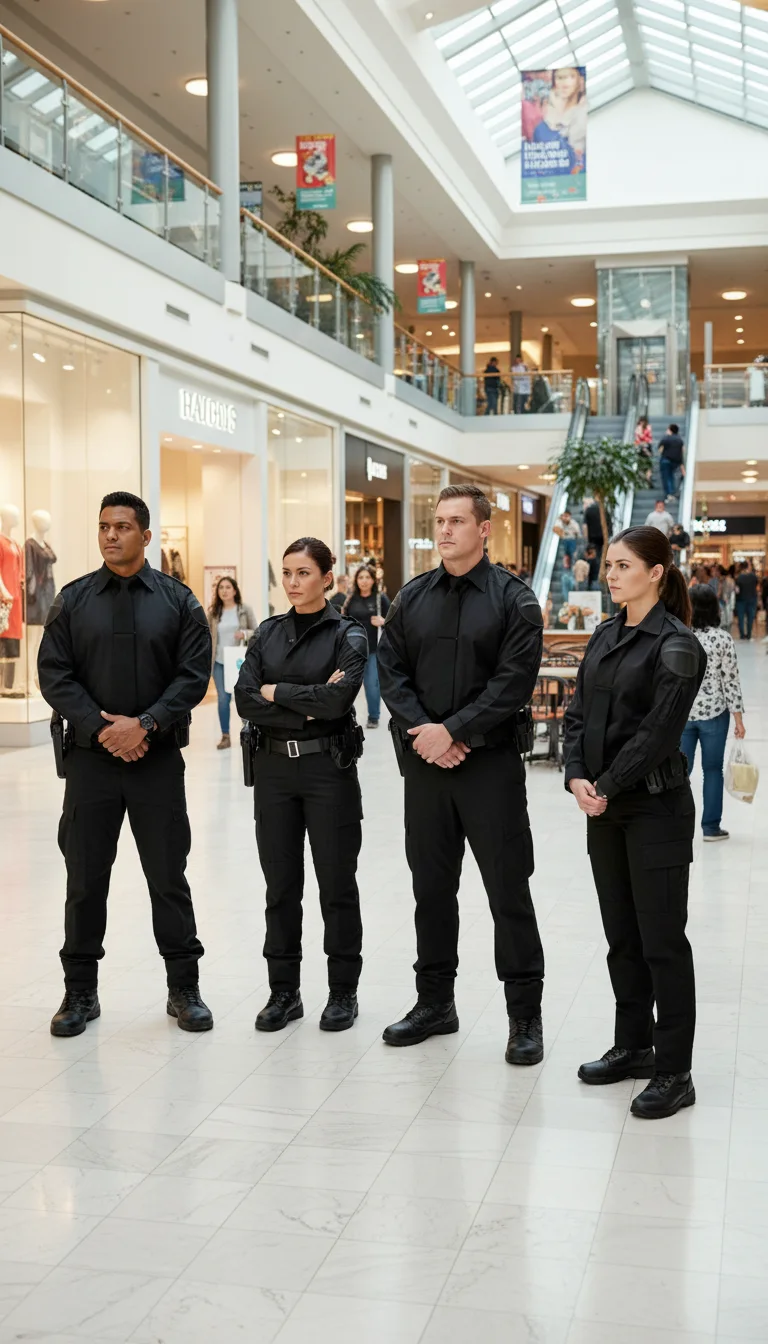 Guardias de seguridad para centros comerciales