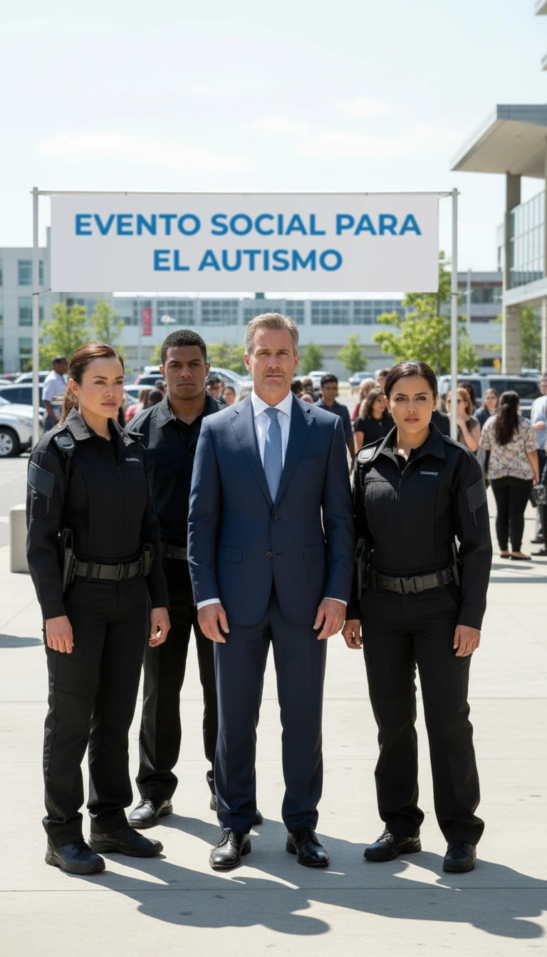 guardias de seguridad con custodia de personal